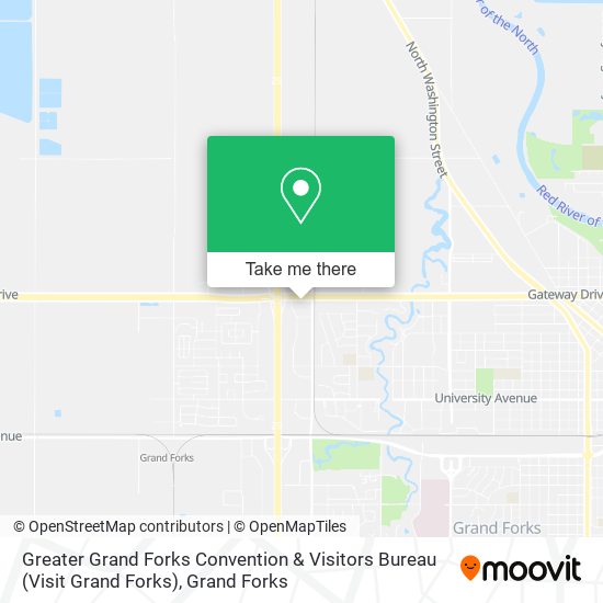 Mapa de Greater Grand Forks Convention & Visitors Bureau (Visit Grand Forks)