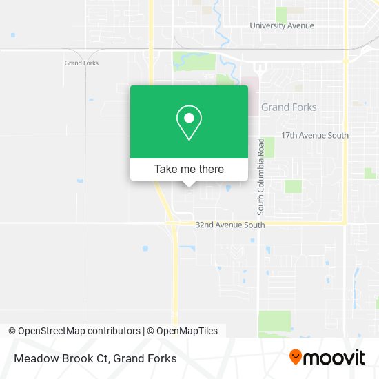 Meadow Brook Ct map