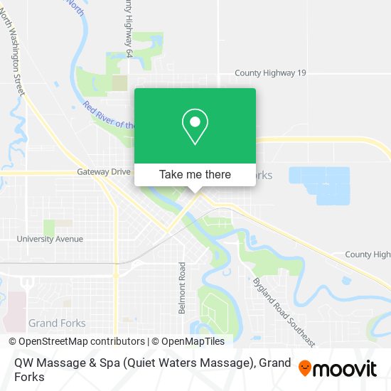 QW Massage & Spa (Quiet Waters Massage) map