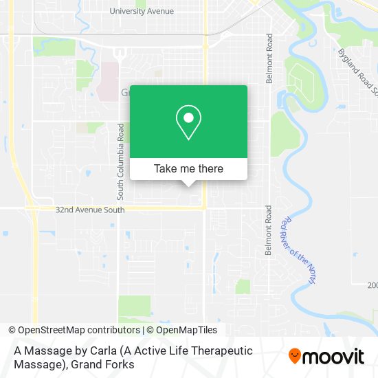 A Massage by Carla (A Active Life Therapeutic Massage) map