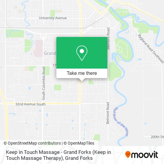 Keep in Touch Massage - Grand Forks (Keep in Touch Massage Therapy) map