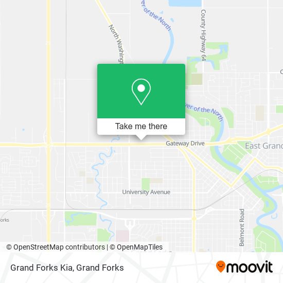 Grand Forks Kia map