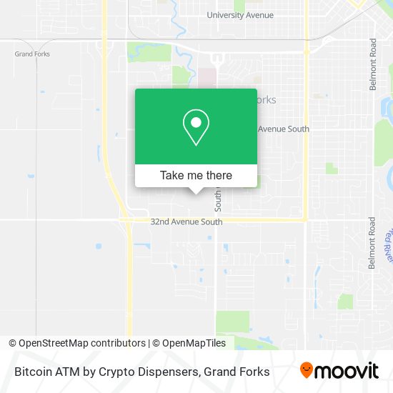 Bitcoin ATM by Crypto Dispensers map