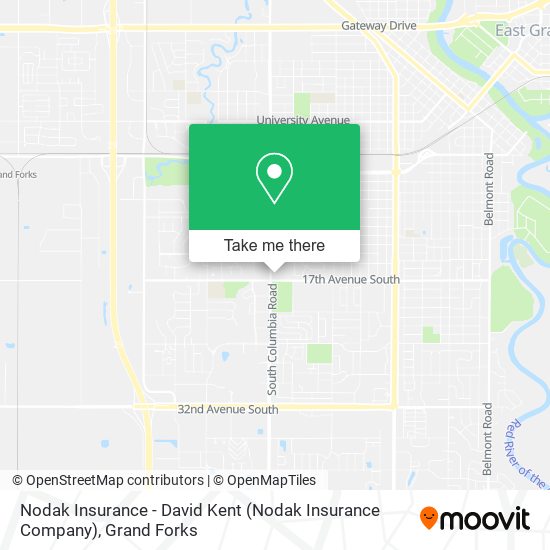 Nodak Insurance - David Kent (Nodak Insurance Company) map