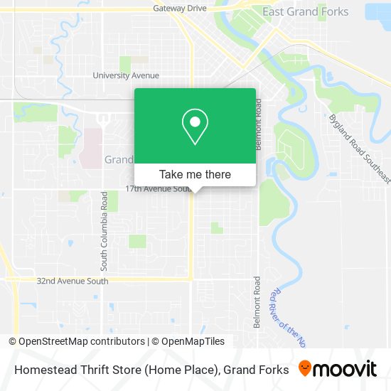 Homestead Thrift Store (Home Place) map