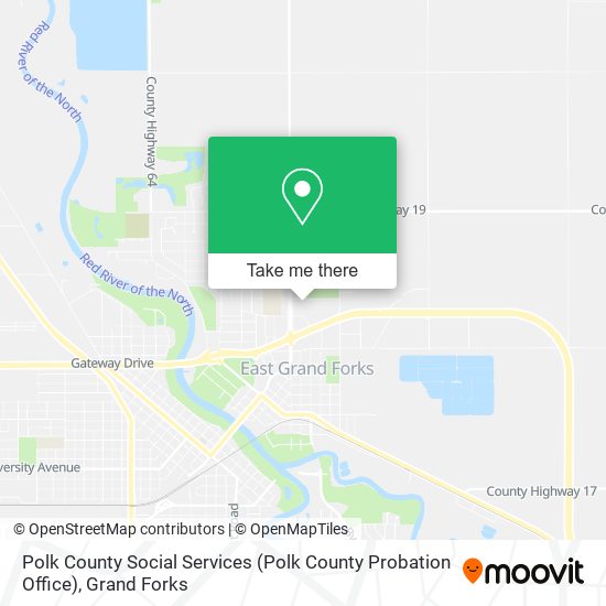 Mapa de Polk County Social Services (Polk County Probation Office)