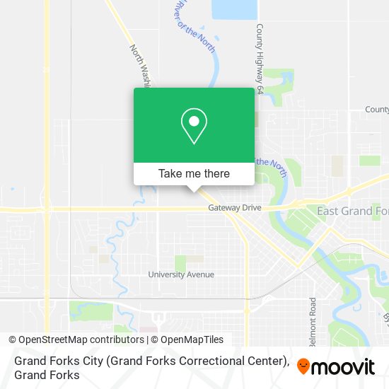 Grand Forks City (Grand Forks Correctional Center) map