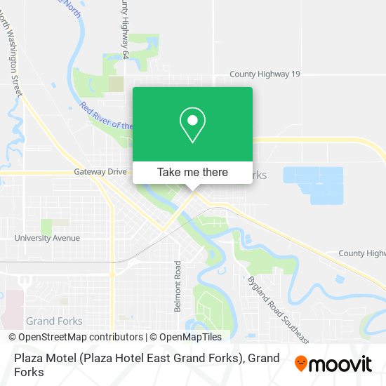 Plaza Motel (Plaza Hotel East Grand Forks) map