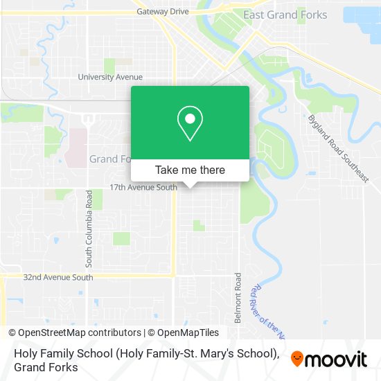 Mapa de Holy Family School (Holy Family-St. Mary's School)