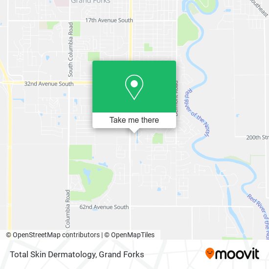 Total Skin Dermatology map