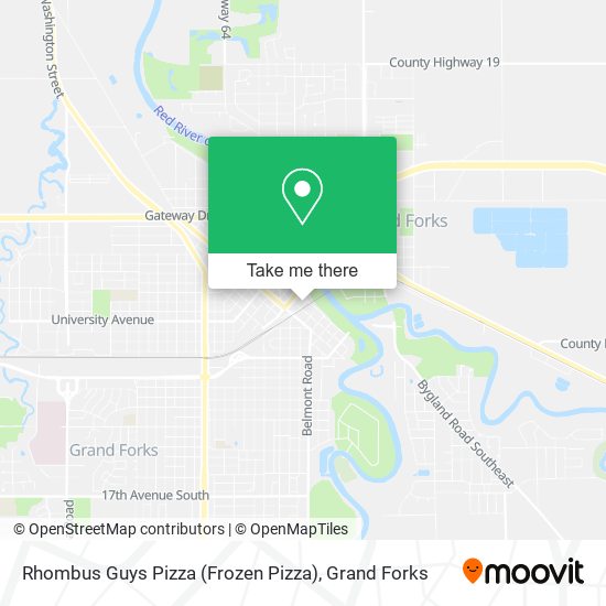 Mapa de Rhombus Guys Pizza (Frozen Pizza)