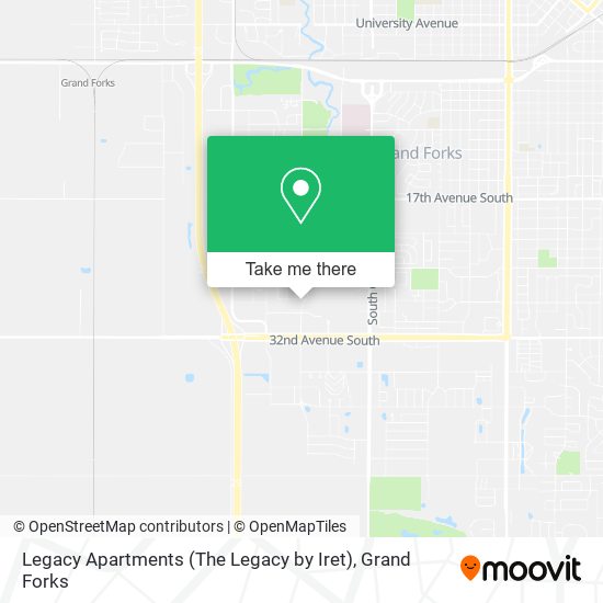 Legacy Apartments (The Legacy by Iret) map