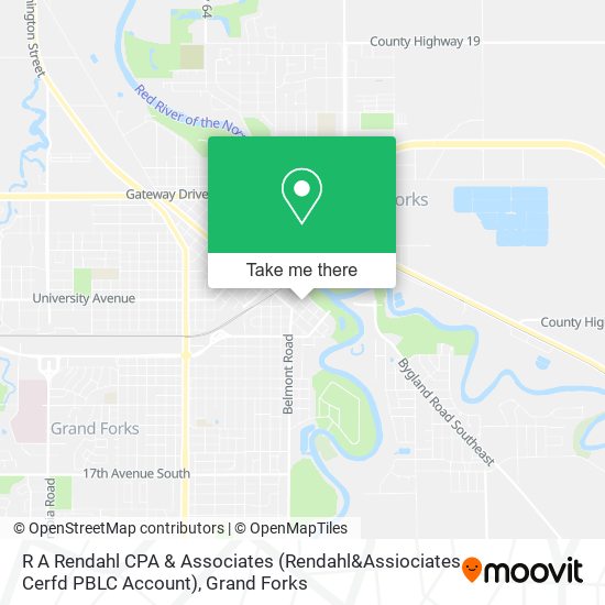 R A Rendahl CPA & Associates (Rendahl&Assiociates Cerfd PBLC Account) map