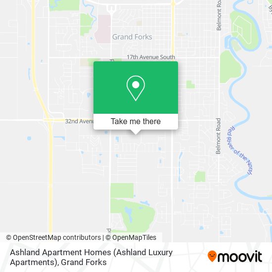 Ashland Apartment Homes (Ashland Luxury Apartments) map