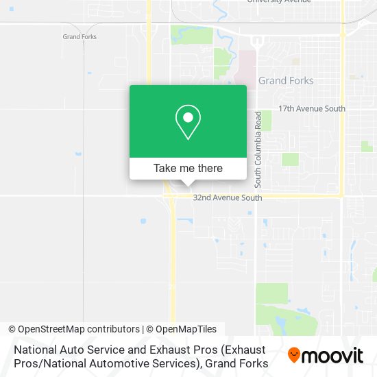 National Auto Service and Exhaust Pros (Exhaust Pros / National Automotive Services) map