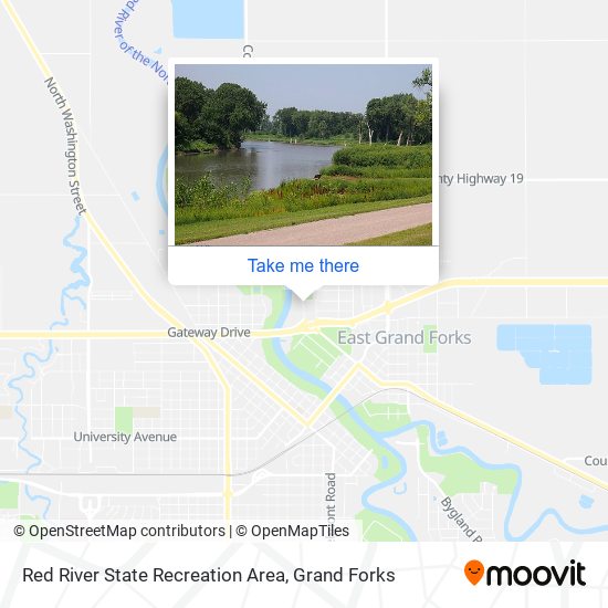 Mapa de Red River State Recreation Area