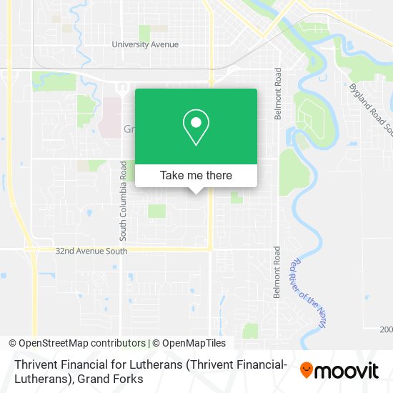 Mapa de Thrivent Financial for Lutherans