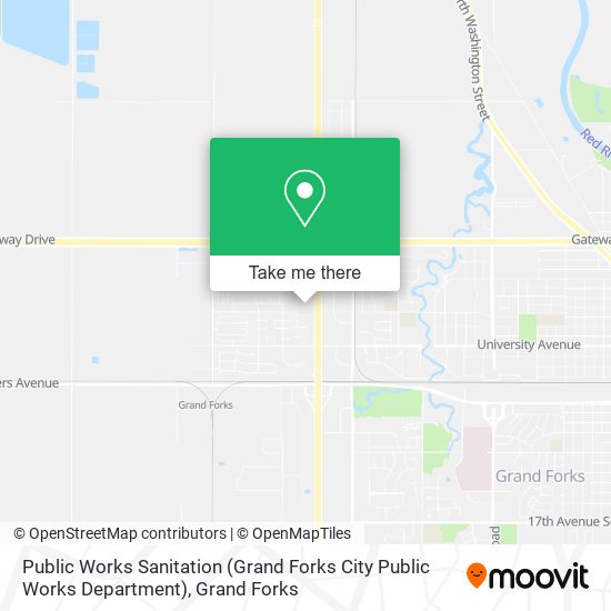 Public Works Sanitation (Grand Forks City Public Works Department) map