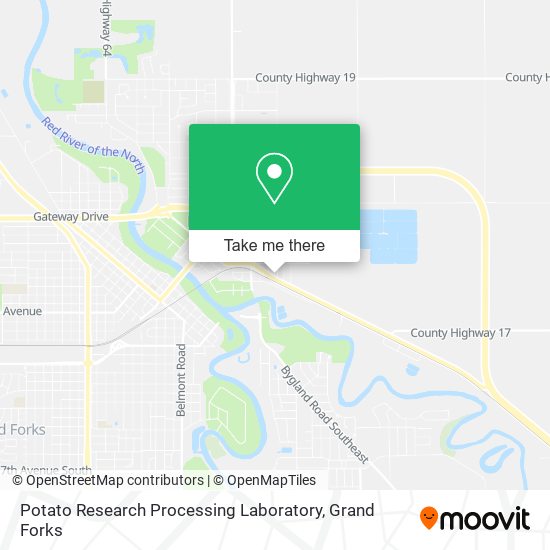 Potato Research Processing Laboratory map