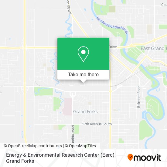 Mapa de Energy & Environmental Research Center (Eerc)