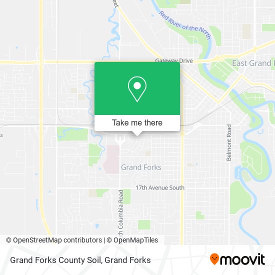 Mapa de Grand Forks County Soil