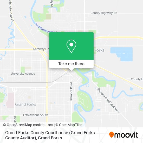 Mapa de Grand Forks County Courthouse