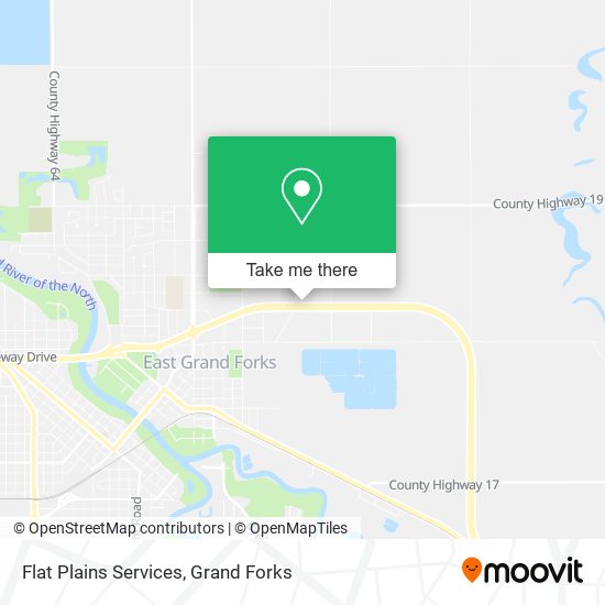 Flat Plains Services map