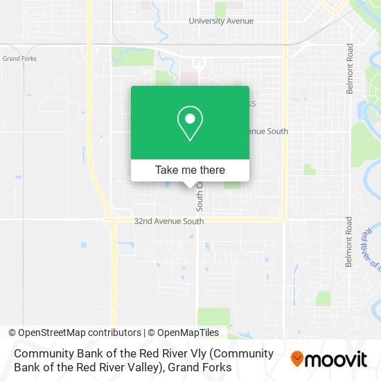 Mapa de Community Bank of the Red River Vly