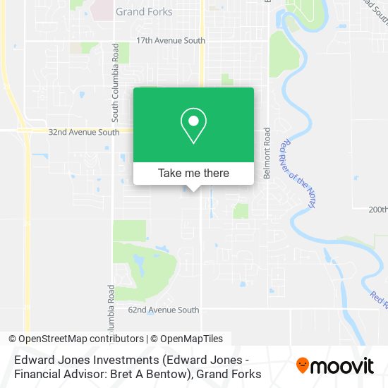 Edward Jones Investments (Edward Jones - Financial Advisor: Bret A Bentow) map