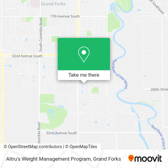 Altru's Weight Management Program map