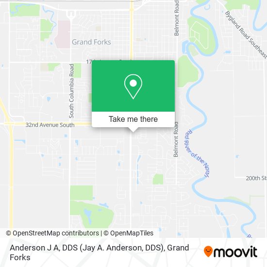 Mapa de Anderson J A, DDS (Jay A. Anderson, DDS)