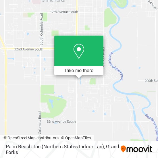 Mapa de Palm Beach Tan (Northern States Indoor Tan)