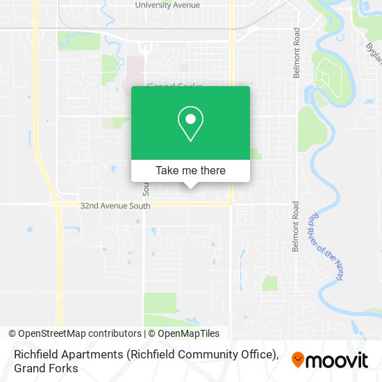 Mapa de Richfield Apartments (Richfield Community Office)