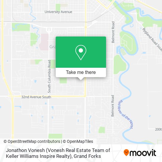 Jonathon Vonesh (Vonesh Real Estate Team of Keller Williams Inspire Realty) map