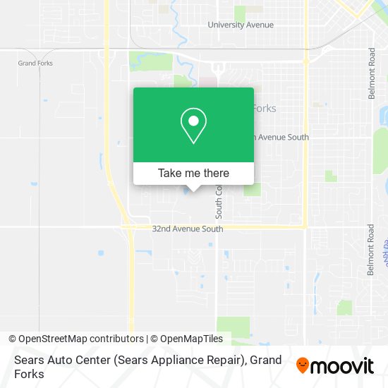 Mapa de Sears Auto Center (Sears Appliance Repair)