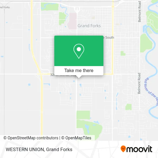 WESTERN UNION map
