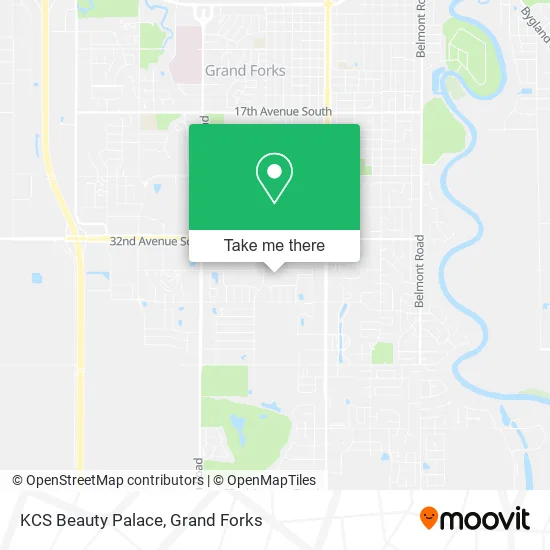 KCS Beauty Palace map