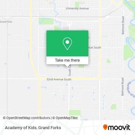 Academy of Kids map