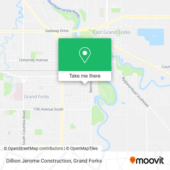 Dillion Jerome Construction map