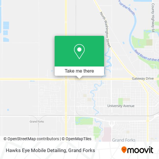 Hawks Eye Mobile Detailing map