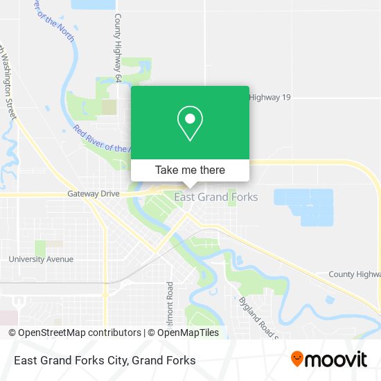 Mapa de East Grand Forks City