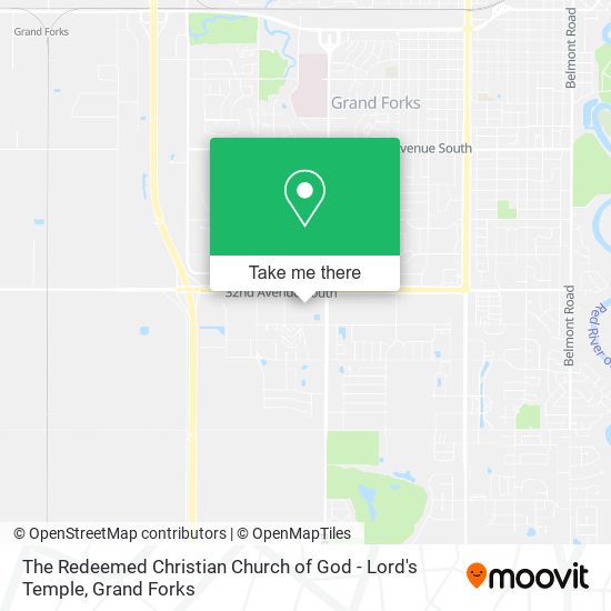 The Redeemed Christian Church of God - Lord's Temple map