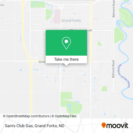 Sam's Club Gas map