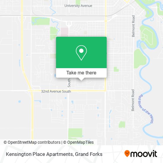 Kensington Place Apartments map