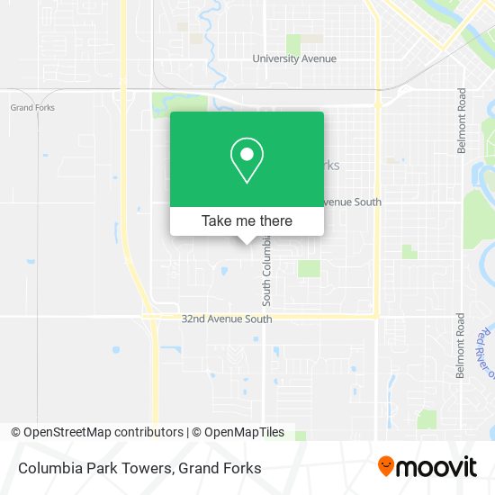 Columbia Park Towers map