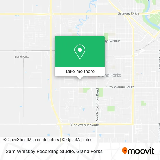 Sam Whiskey Recording Studio map