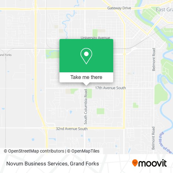 Novum Business Services map