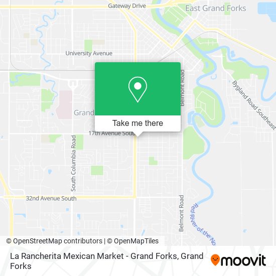 La Rancherita Mexican Market - Grand Forks map