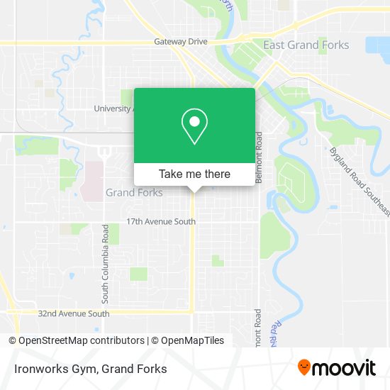 Ironworks Gym map