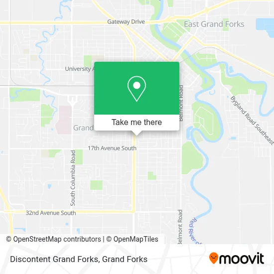 Discontent Grand Forks map